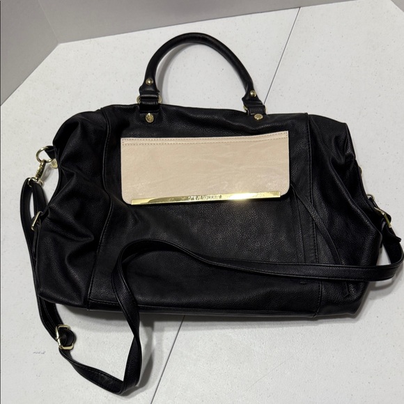 Black and Cream Women's Bag - Picture 1 of 7